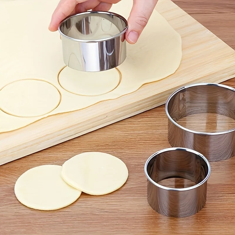 Home Cooking Restaurants - 3pcs/set Non-Stick Stainless Steel Dumpling Mold