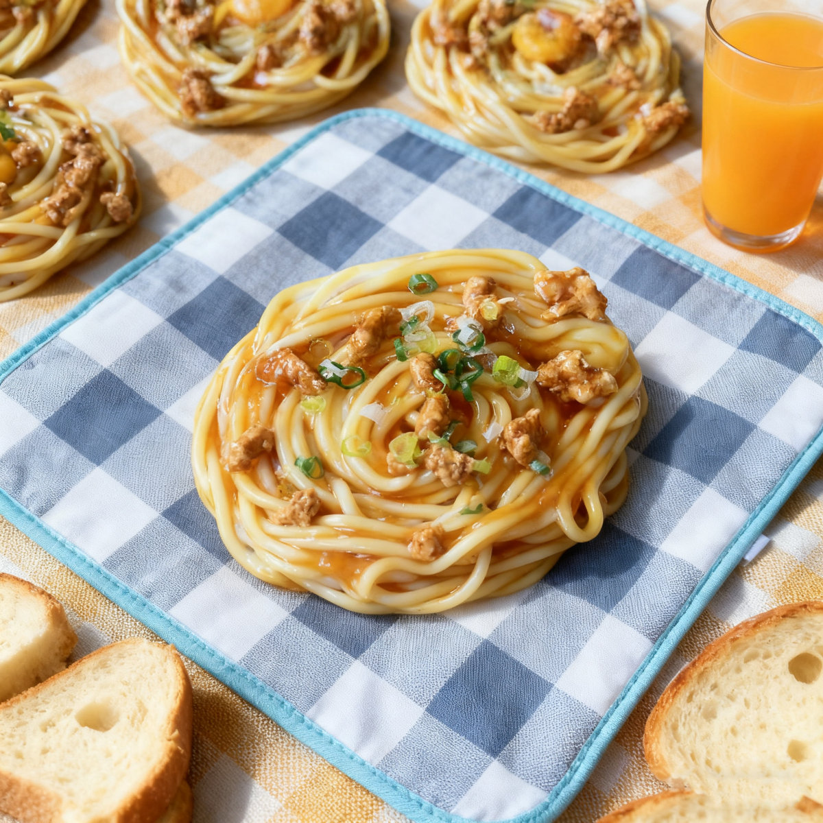 Home Cooking Restaurants - 1PC Realistic Fake Spaghetti with Shrimp