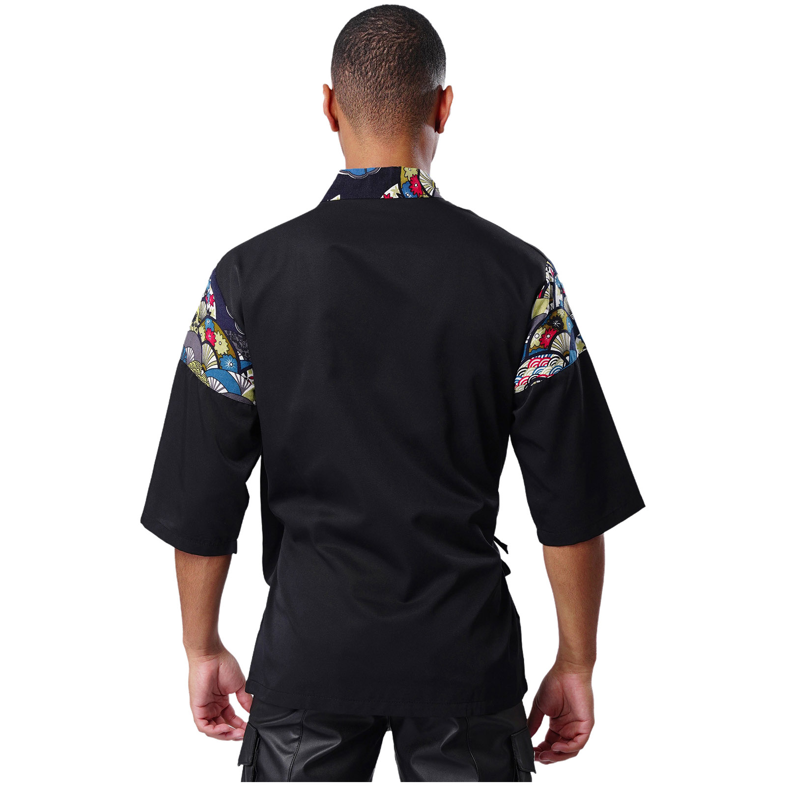Home Cooking Restaurants - Men's Japanese Sushi Chef Coat Kimono