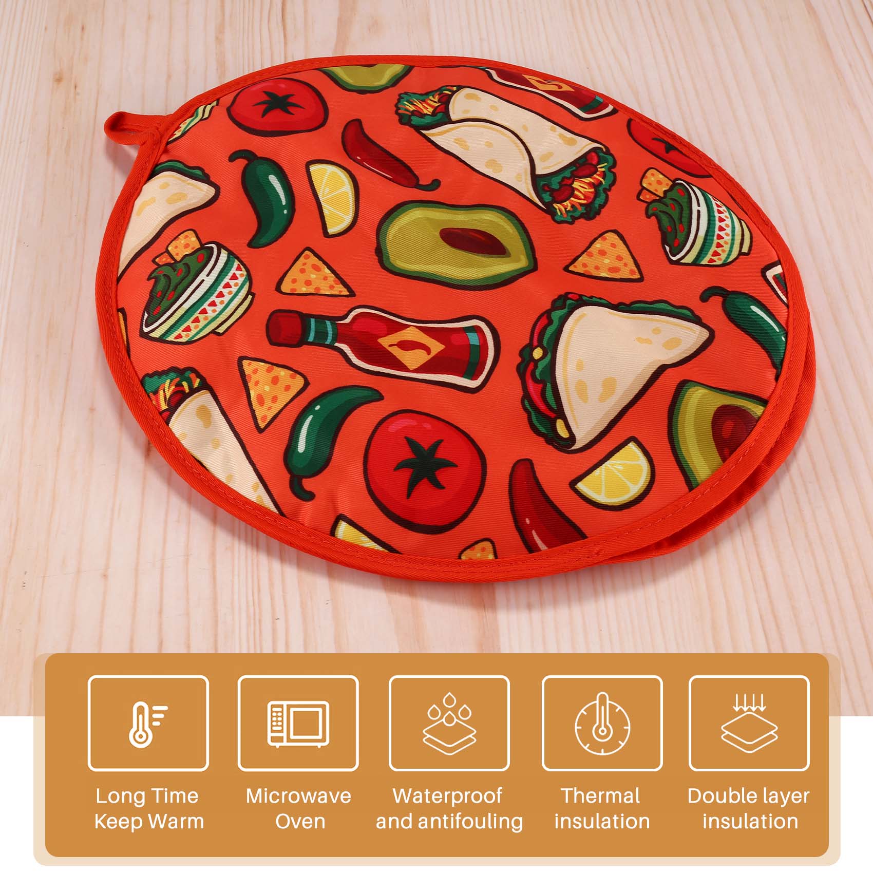 12inch Cloth Bag for Burrito,P - огляд і ціна Tortilla Warmer Cloth
