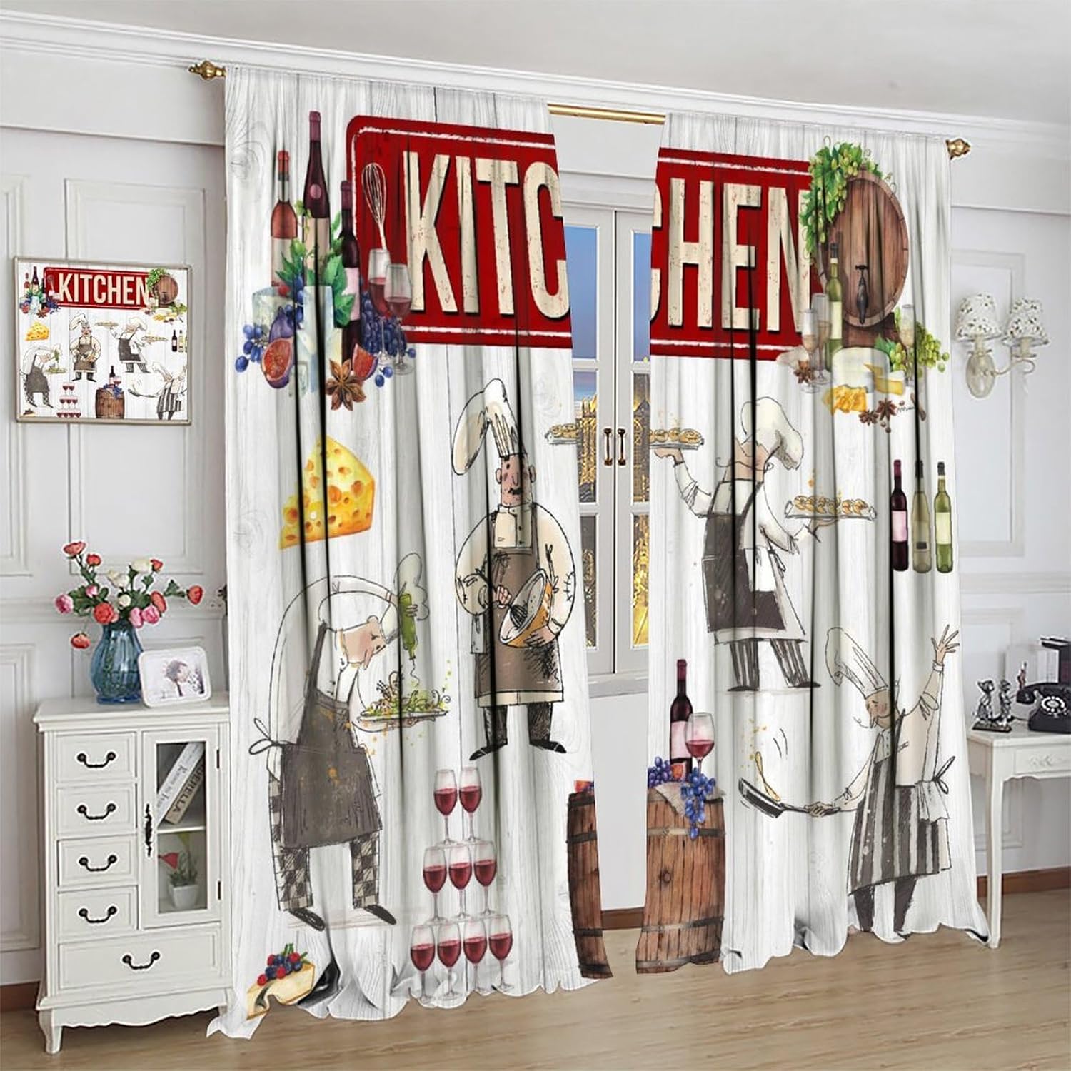 Chef Kitchen Curtains, Funny C - огляд і ціна Home Cooking Youtube