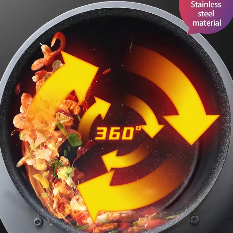 Auto 220v/380v Industrial Cook - огляд і ціна Home Cooking Fried Rice