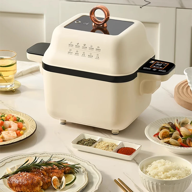 Fully Automatic Rotating Stir  - огляд і ціна Home Cooking Fried Rice