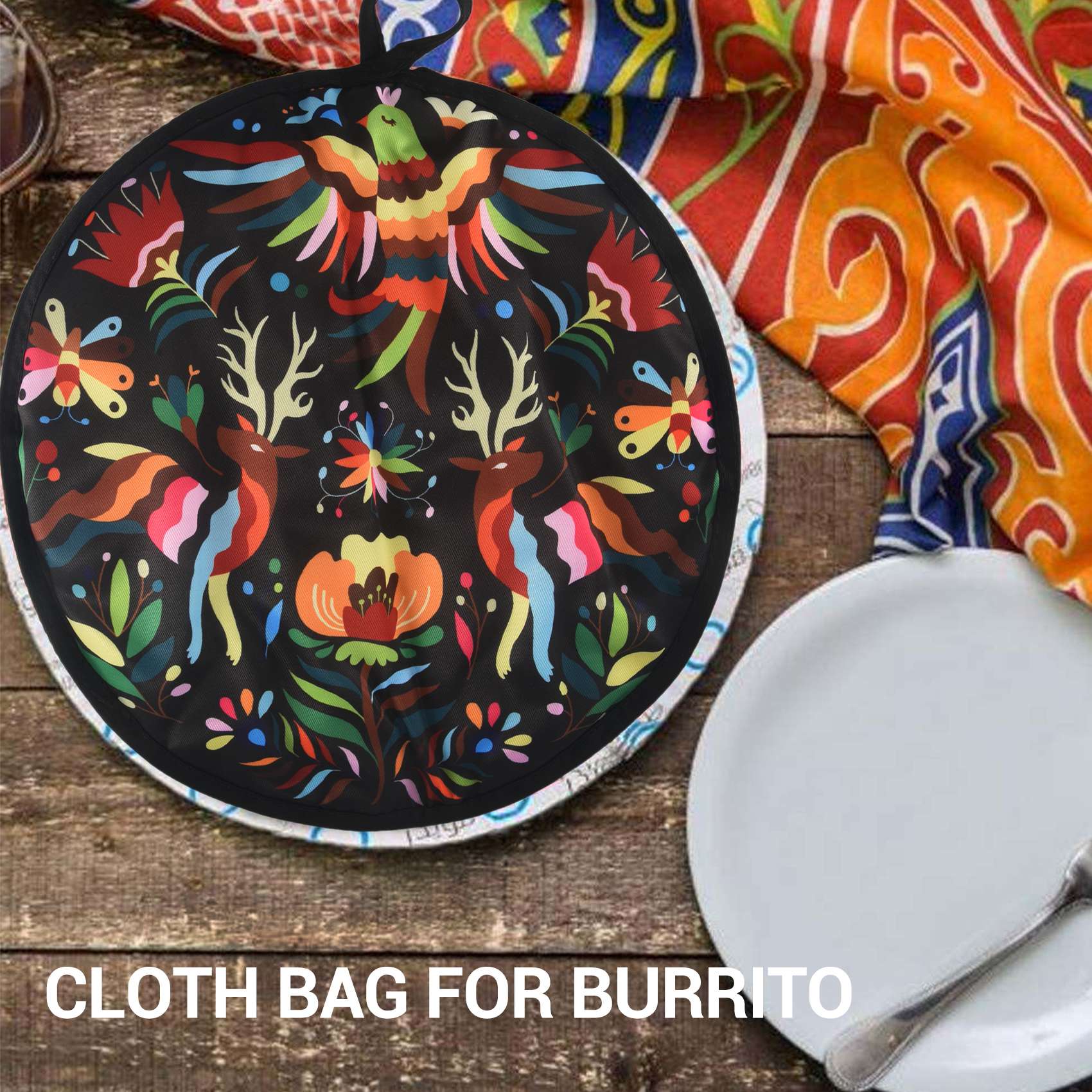 AT84-12Inch Cloth Bag For Burr - огляд і ціна Tortilla Warmer Cloth