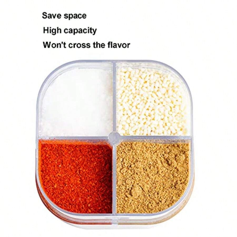 2 Pack 4 In 1 Spice Container  - огляд і ціна Home Cooking Restaurants