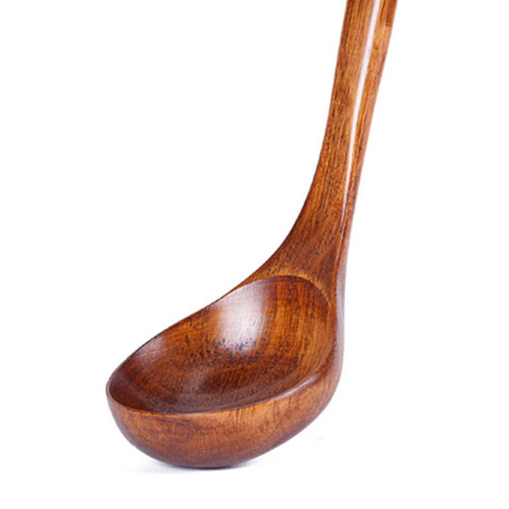 Solid Wood Soup Spoon Simple E - огляд і ціна Home Cooking Restaurants