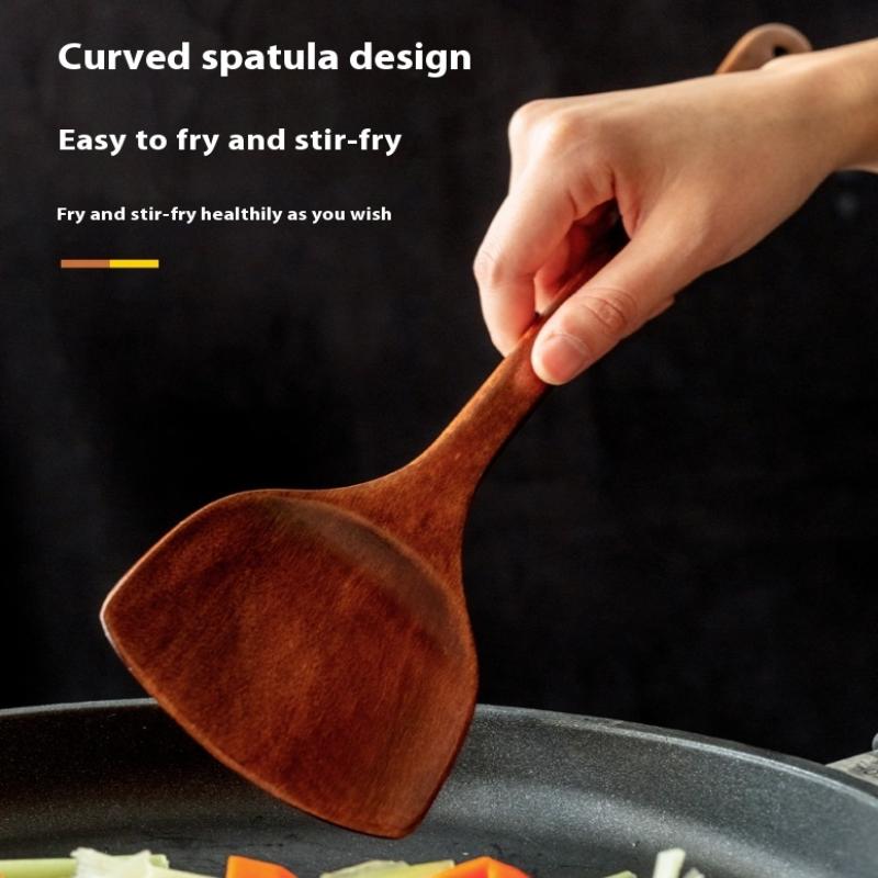 Wooden Spatula Long Handle Hea - огляд і ціна Home Cooking Supplies