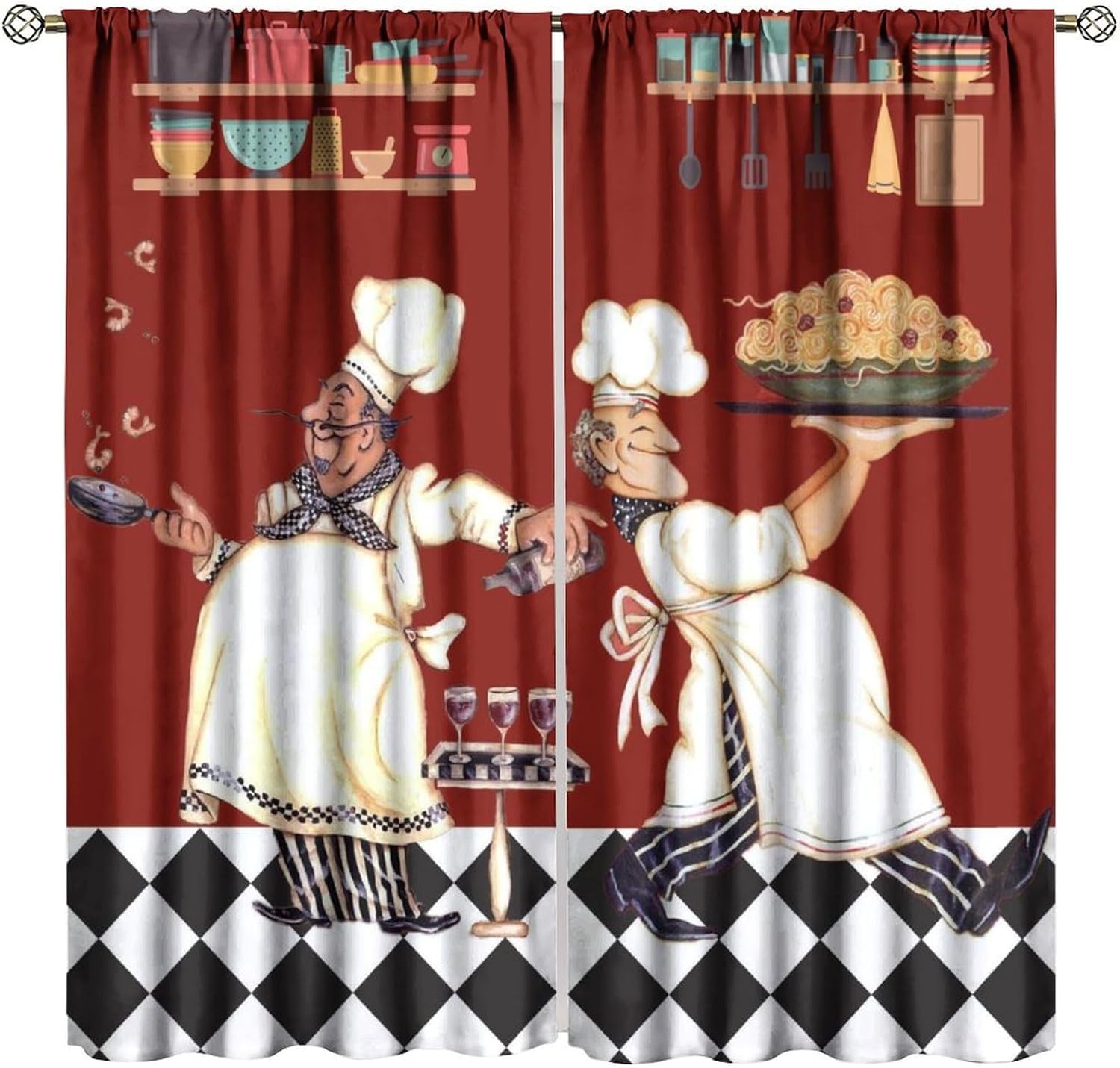 Chef Kitchen Curtains, Abstrac - огляд і ціна Home Cooking Youtube