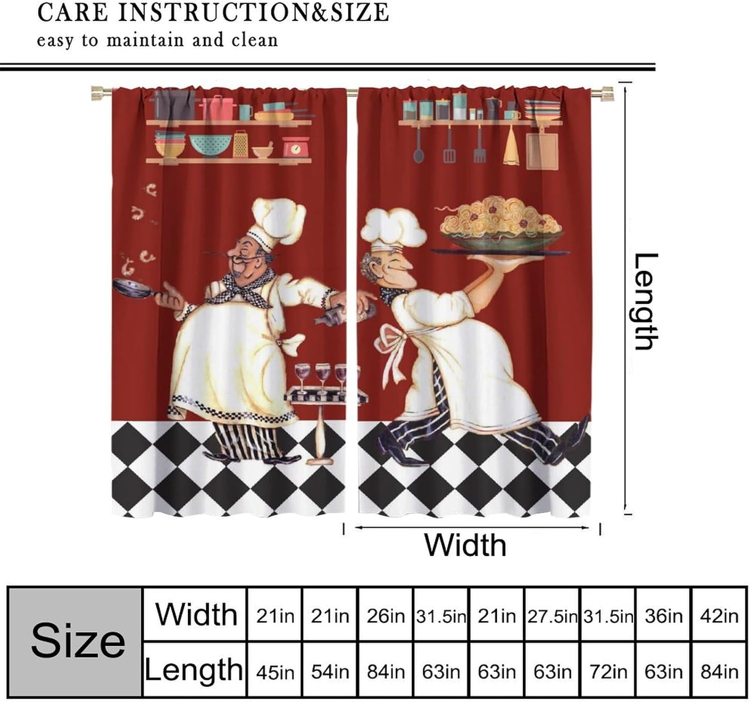 Chef Kitchen Curtains, Abstrac - огляд і ціна Home Cooking Youtube