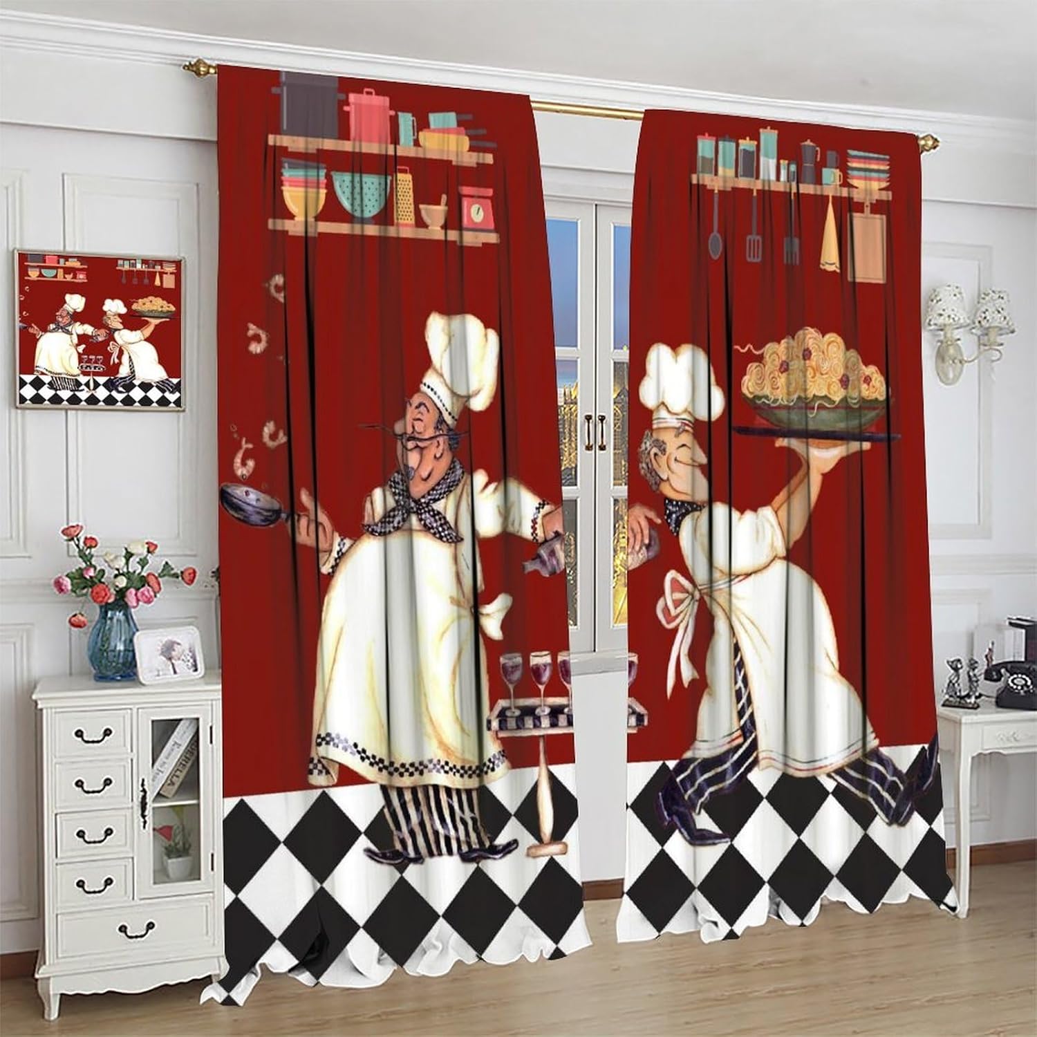 Chef Kitchen Curtains, Abstrac - огляд і ціна Home Cooking Youtube