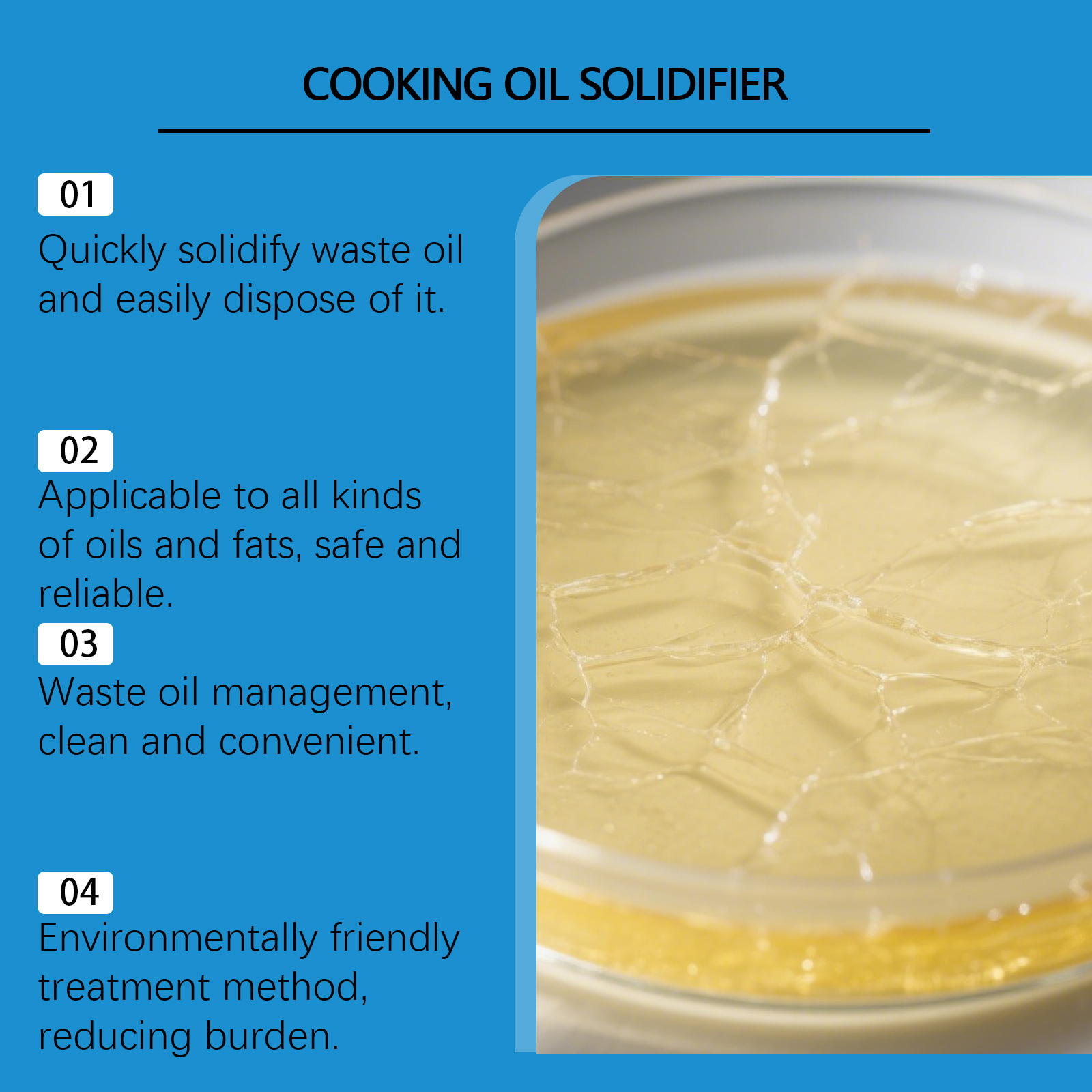 Cooking Oil Solidifier Easy Gr - огляд і ціна Home Cooking Oil Disposal