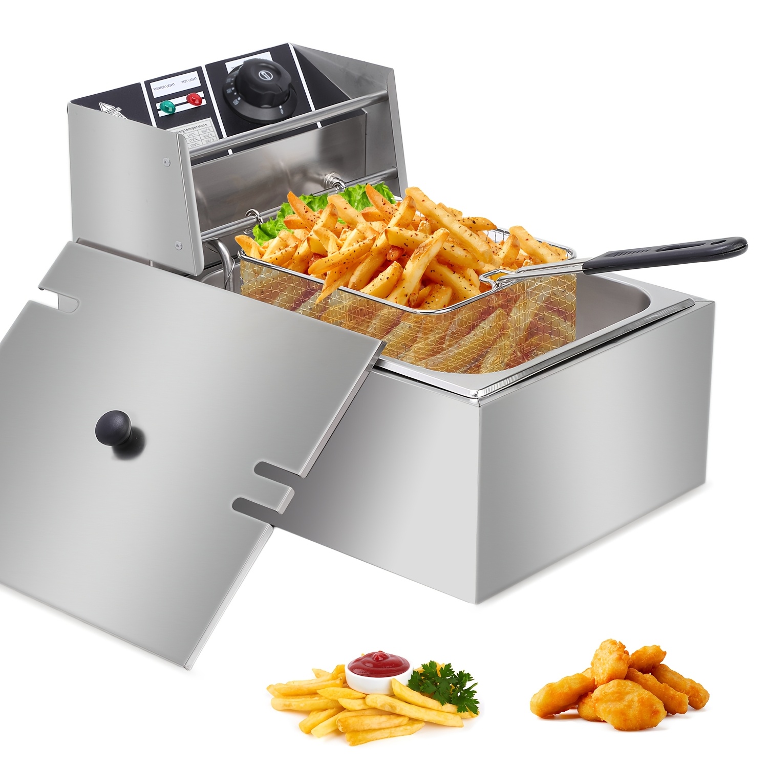 1.59gal Electric Deep Fryer, w - огляд і ціна Home Cooking Restaurants